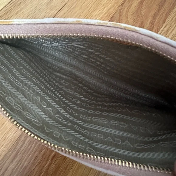 Prada 1M1152 Leather Clutch in Cipria - Picture 8 of 11